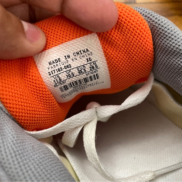 2007 Air Jordan Nu Retro 1 Low ‘Stealth Orange Blaze’ Size 11.5M Used W/ Box - Picture 8 of 9